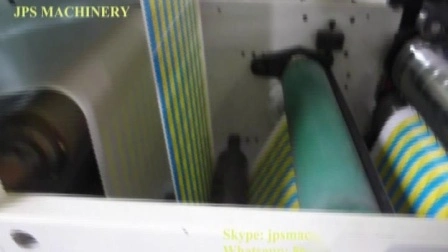 Máquina automática de impresión flexográfica de etiquetas con laminado+troquelado rotativo y corte longitudinal+estación de laminado/vaso de papel/película adhesiva Impresora flexográfica Cortadora cortadora